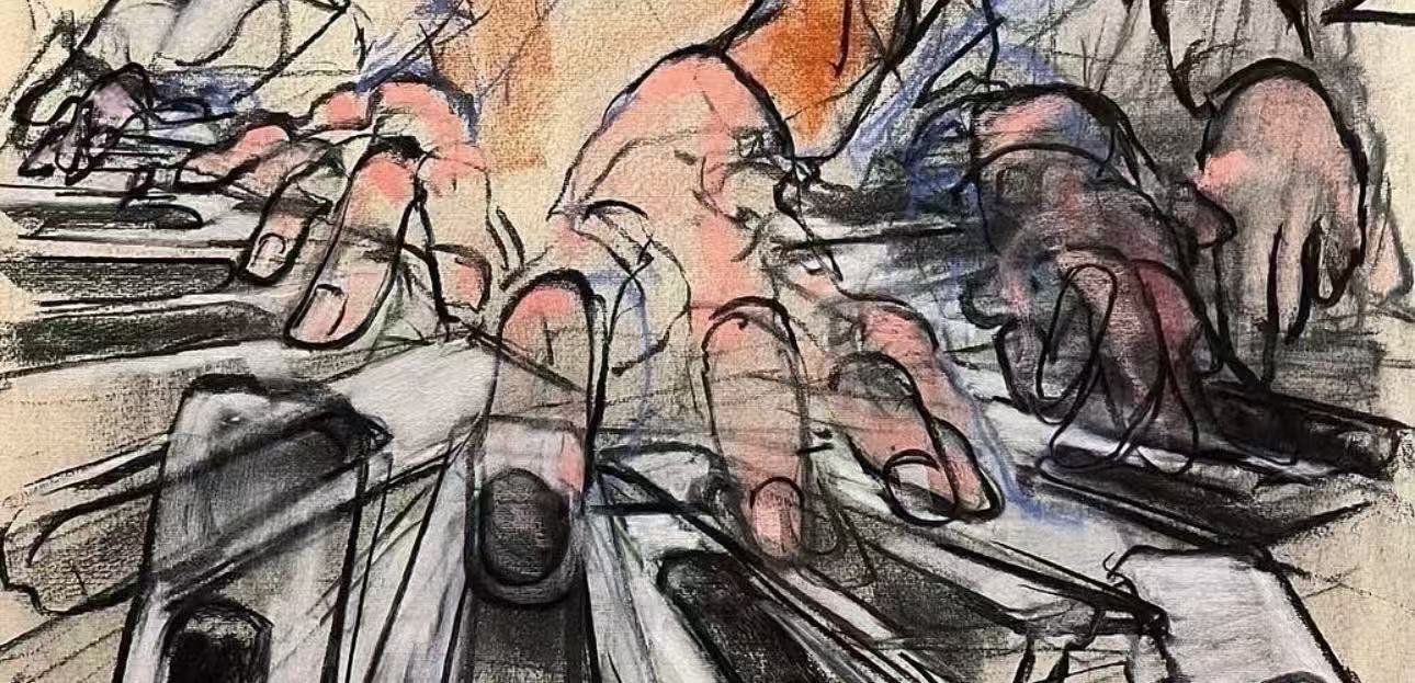 Piano Player Illustration