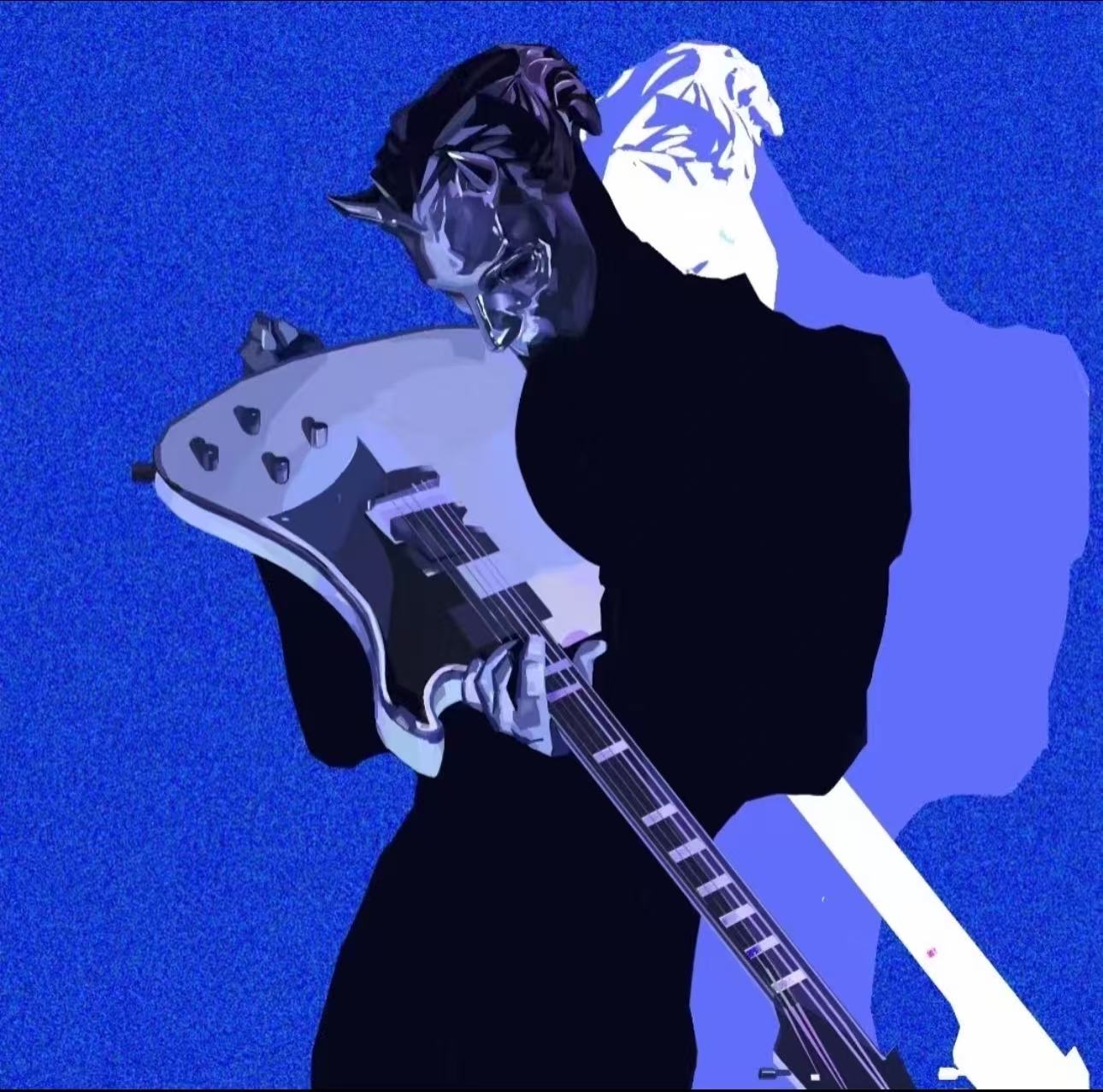 Guitar Player Illustration